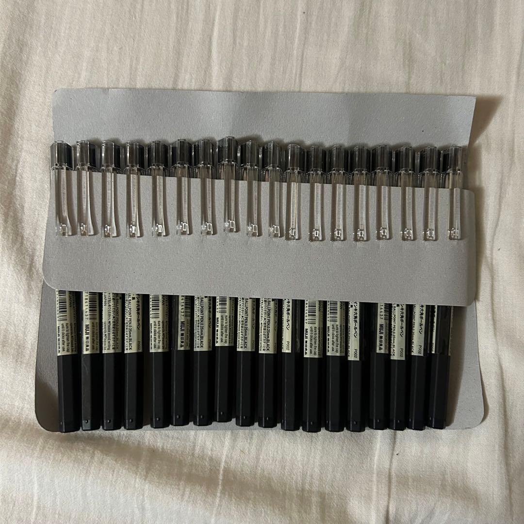 無印良品　中性ゲルインキボールペン　黒 0.25mm