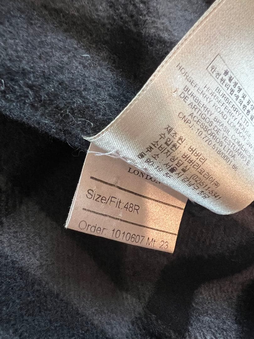 BURBERRY バーバリープローサム　ブラック トレンチコート　48R