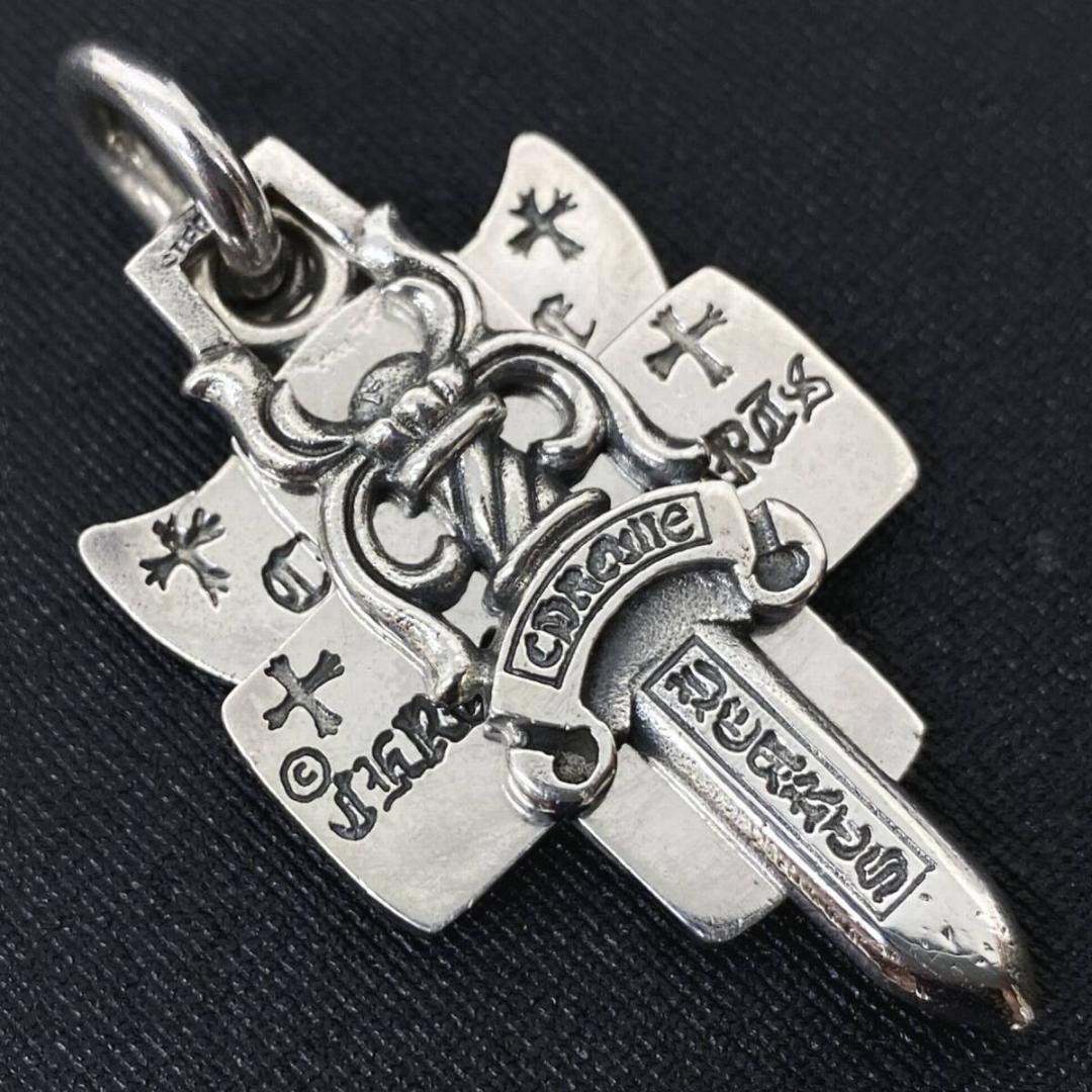 CHROME HEARTS シルバー 925 3トリンケッツ ペンダント
