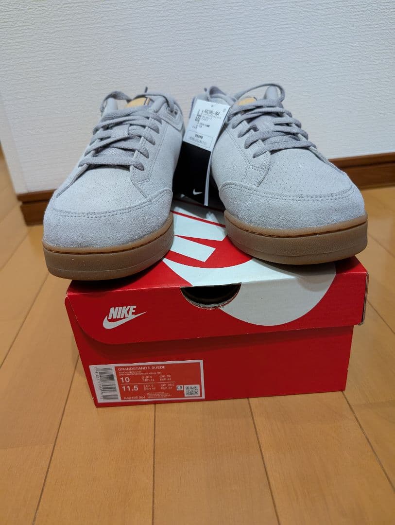 Nike GRANDSTAND2グレー スエード シューズ 10