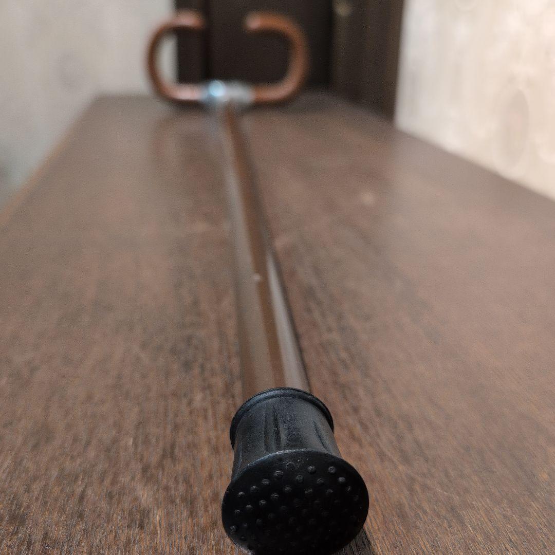 英国製 ヴィンテージ ステッキ ブラウン杖 腰掛けにできる