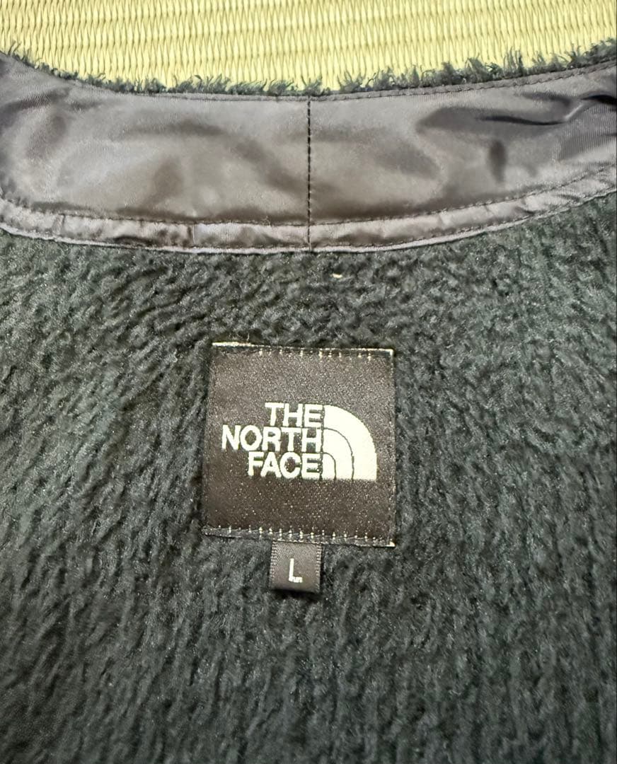 THE NORTH FACE ブラック ポーラテックフリースカーディガン L