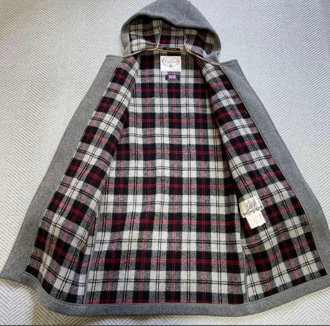 美品　Tibbett　ダッフルコート　イギリス製　グレー