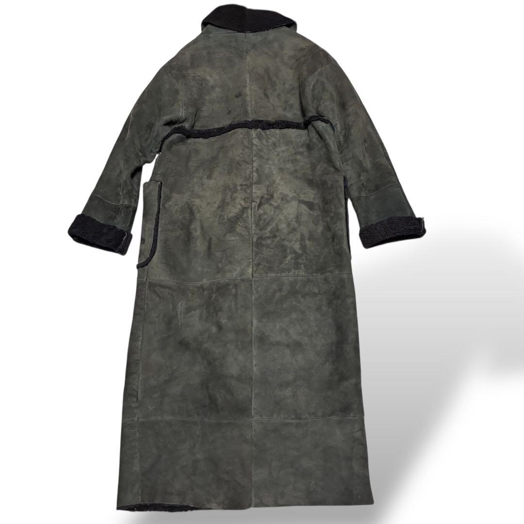 ジャケット・アウター rare 45rpm mouton coat long darkgreen