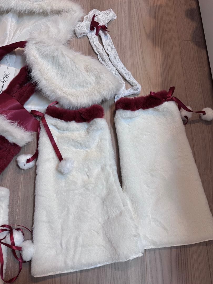 maly moon ふわふわメレンゲリボンキャットサンタ 7点セット