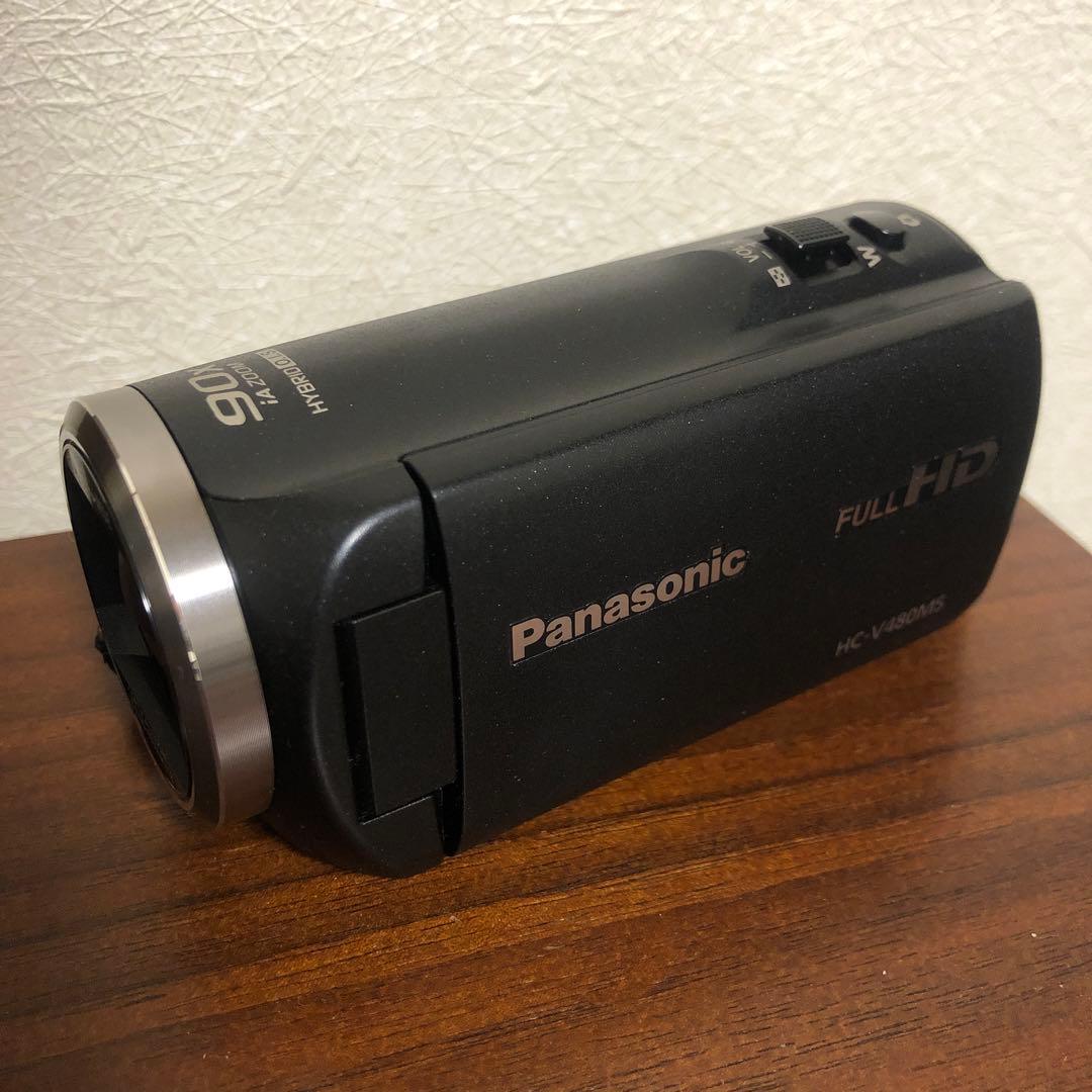 ほぼ新品 Panasonic HC-V480MS バッテリー2個付 ビデオカメラ