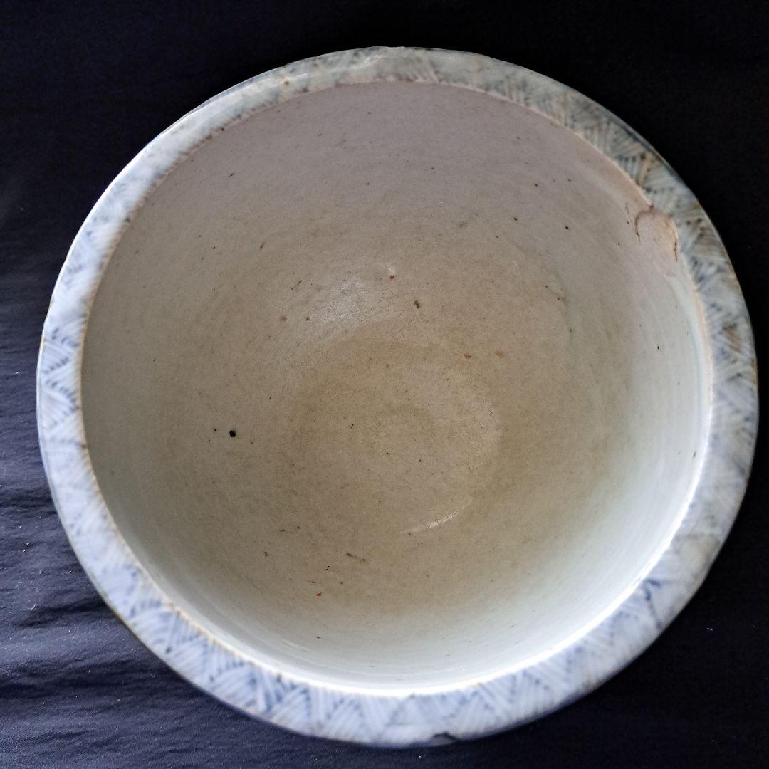 「名品！これが(江戸)初期伊万里の鉢」染付鉢(直径15cm 高さ11cm) 骨董