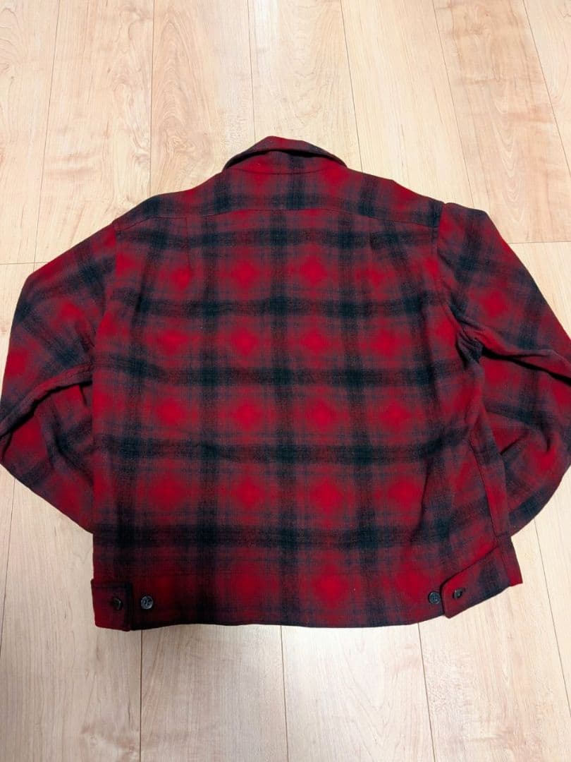 50s 60s pendleton シャツ　ジャケット　オンブレ