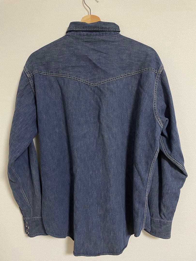 60s 白タグ SEARS ROEBUCKS デニムシャツ ウエスタン シアーズ