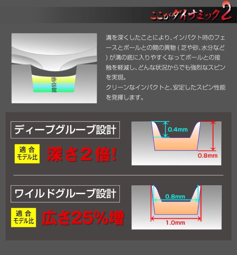 【選べる2本】世界最強バックスピン◆止まって戻って寄せワン連発の激スピンウェッジ