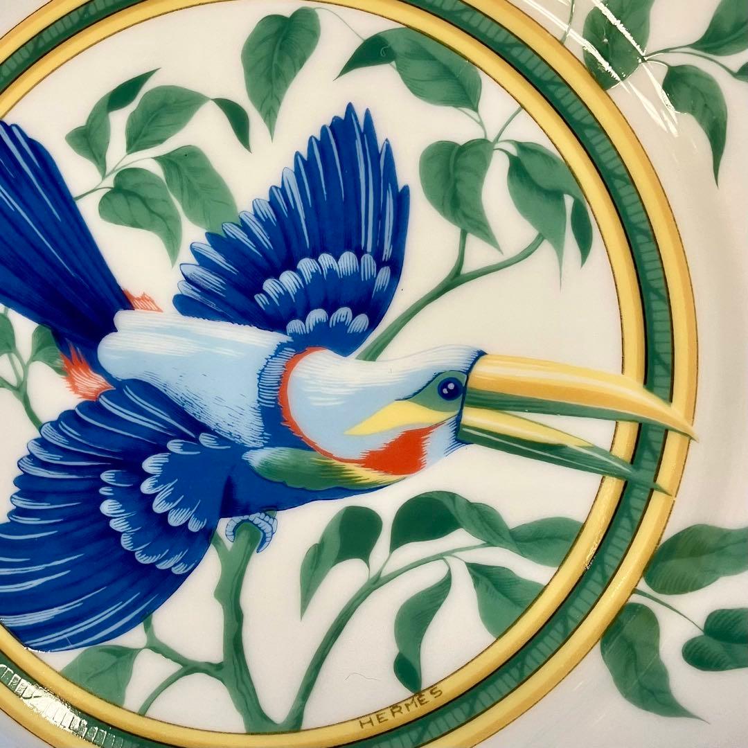 HERMES Toucan デザイン 皿　飾り皿