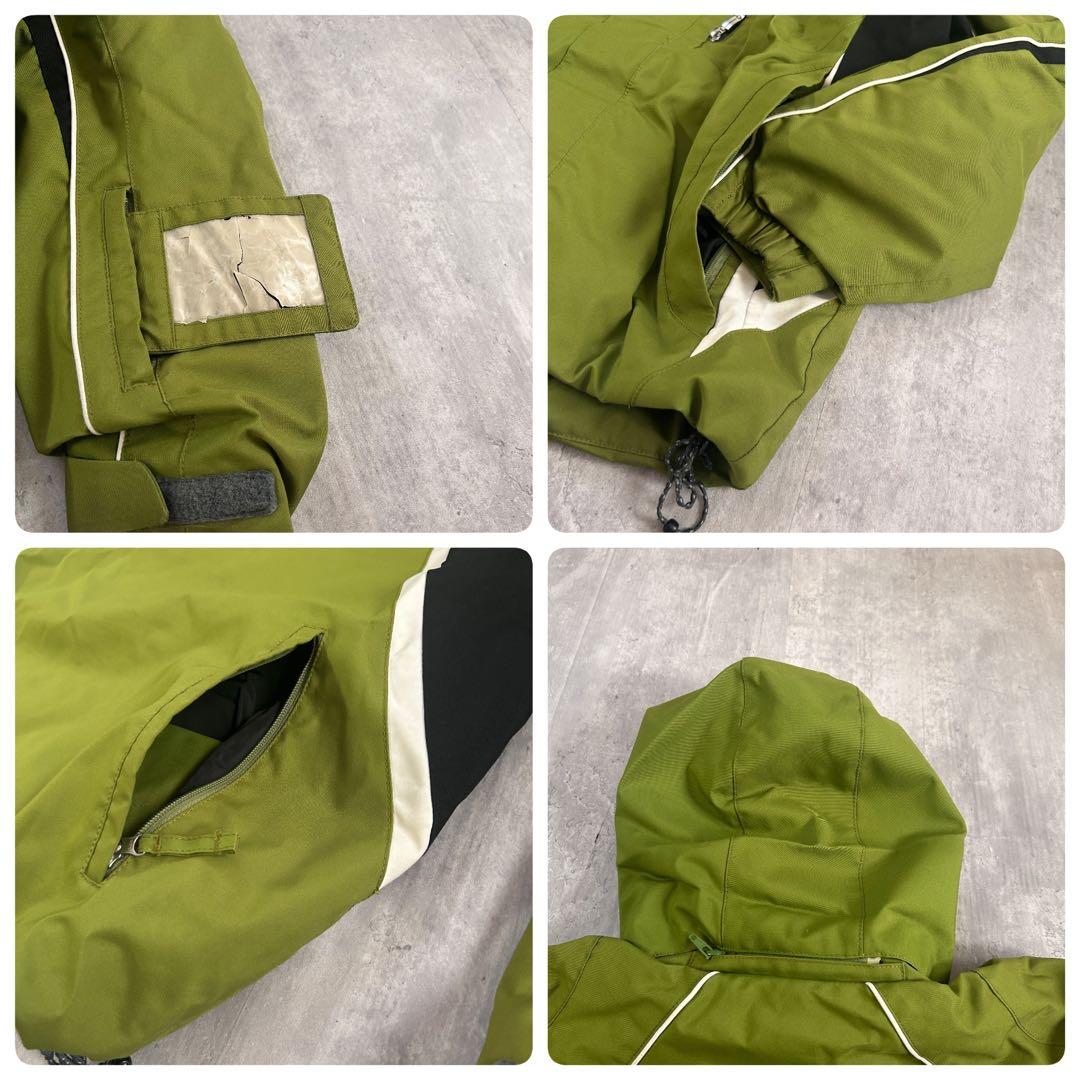 C8 GOLDWIN スノーボードウェア 上下セット メンズ L オリーブ