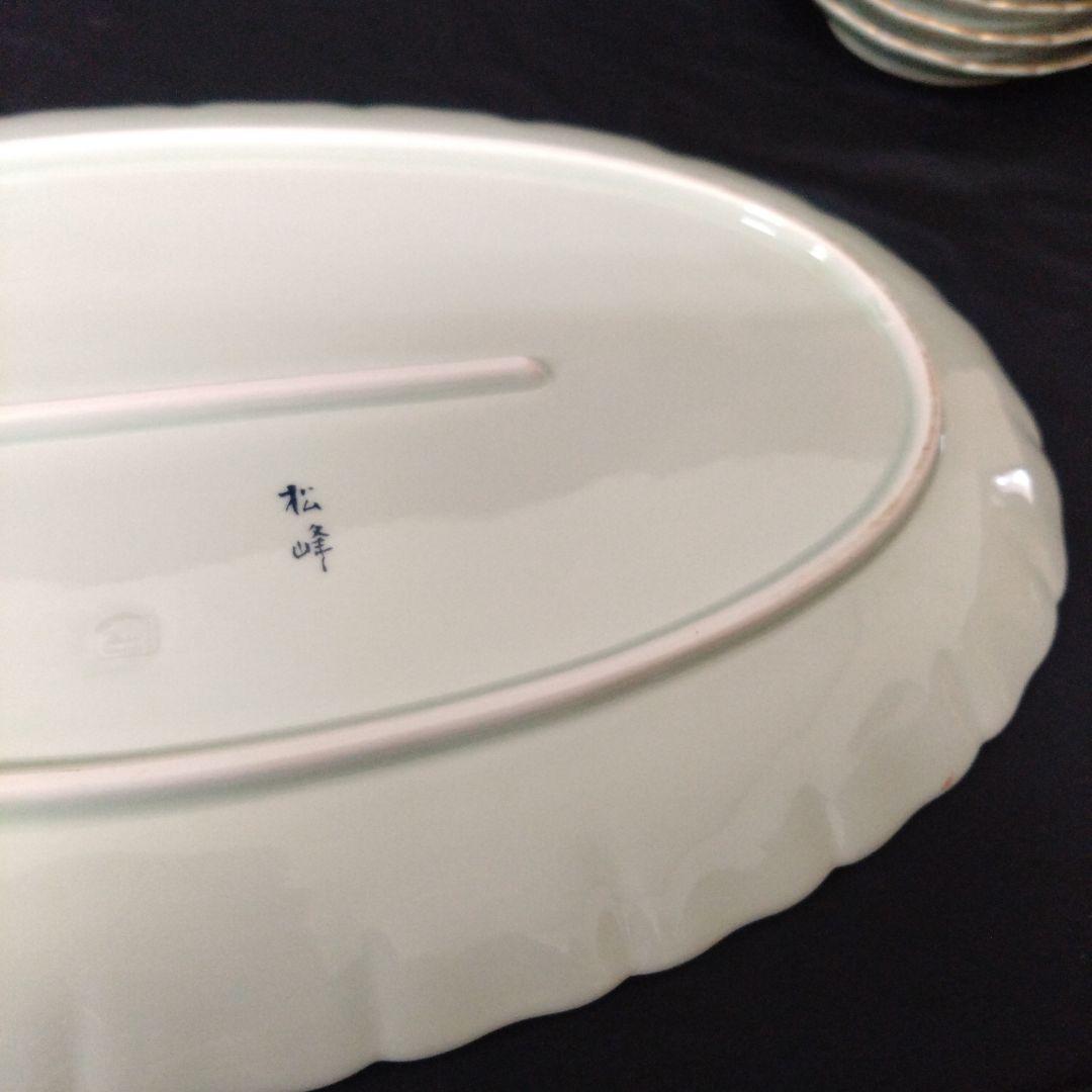 未使用 有田焼 楕円形皿 大1枚小5枚 新生活　テーブルコーディネート