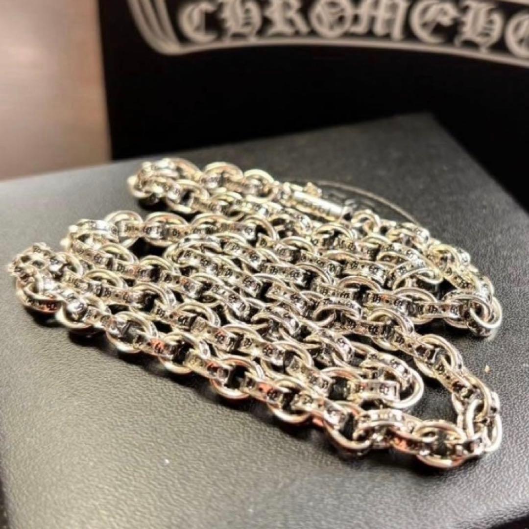 Chrome Hearts 925シルバー チェーンネックレス ペーパーチェーン