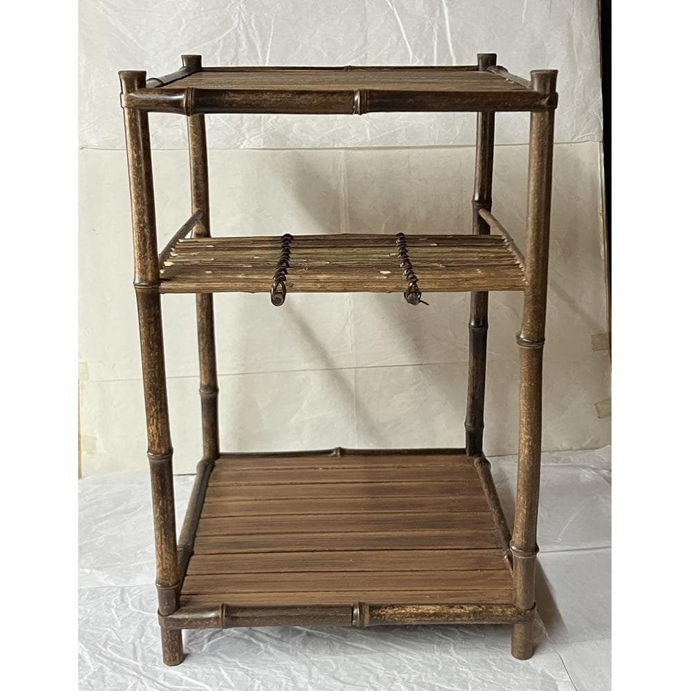 F1456 綾瀬棚 煎茶棚 紙箱入り 棚 茶棚 茶道具
