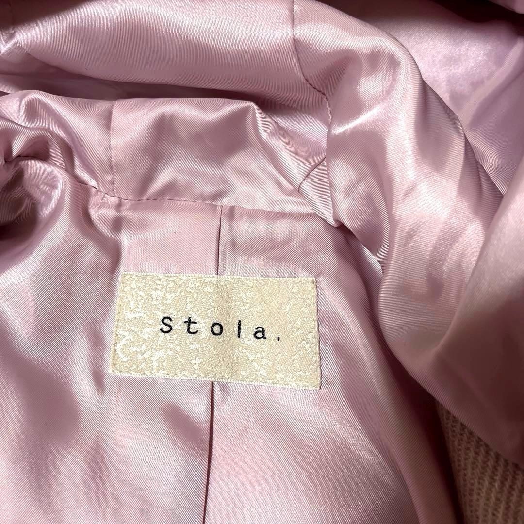 ♡美品♡ Stola.ストラ ダッフルコート　フード付き ピンク系 36