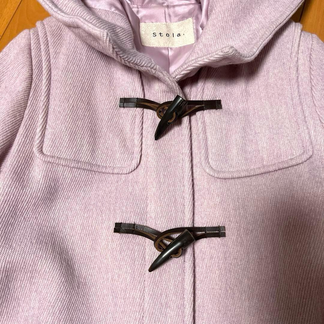 ♡美品♡ Stola.ストラ ダッフルコート　フード付き ピンク系 36