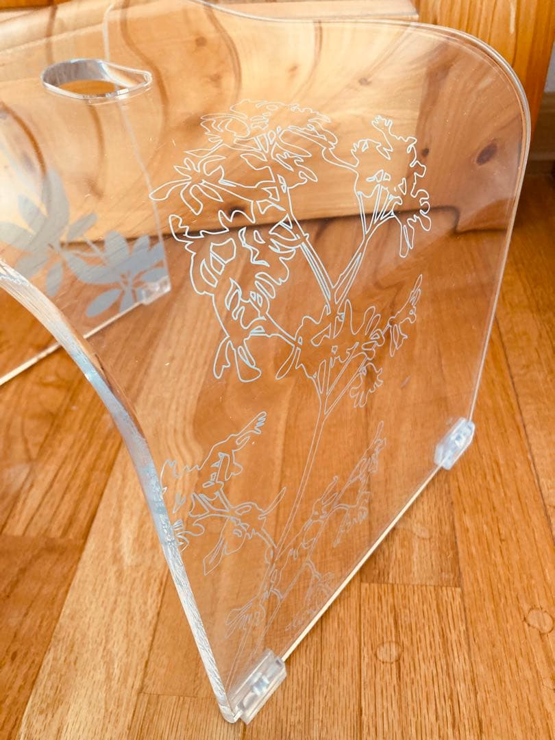 ★新品【サリナ2】バスチェアー・洗面器　クリア　Mサイズ　2点セット　センコー