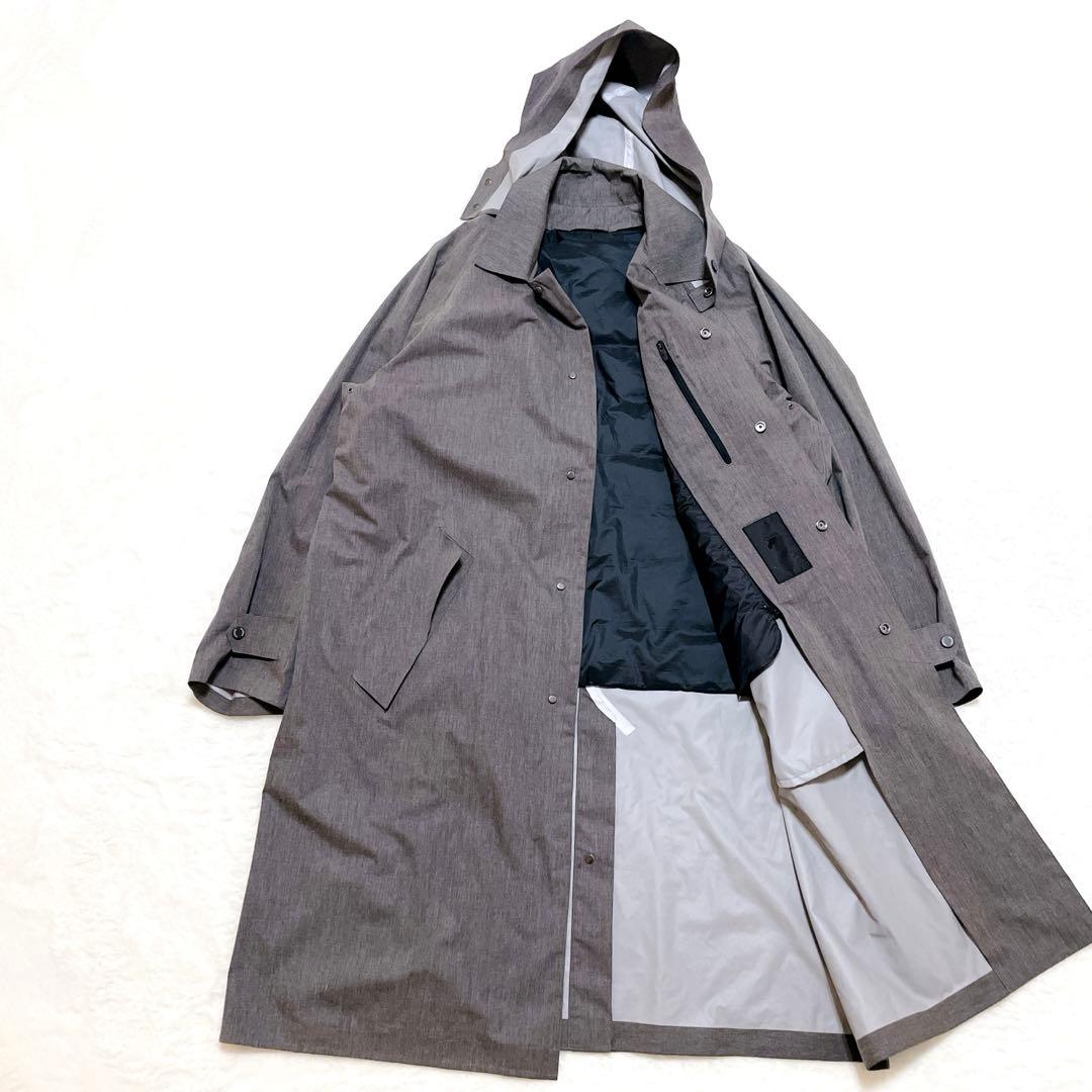 DESCENTE PAUSE ダウンライナー　フード付きコート　2way