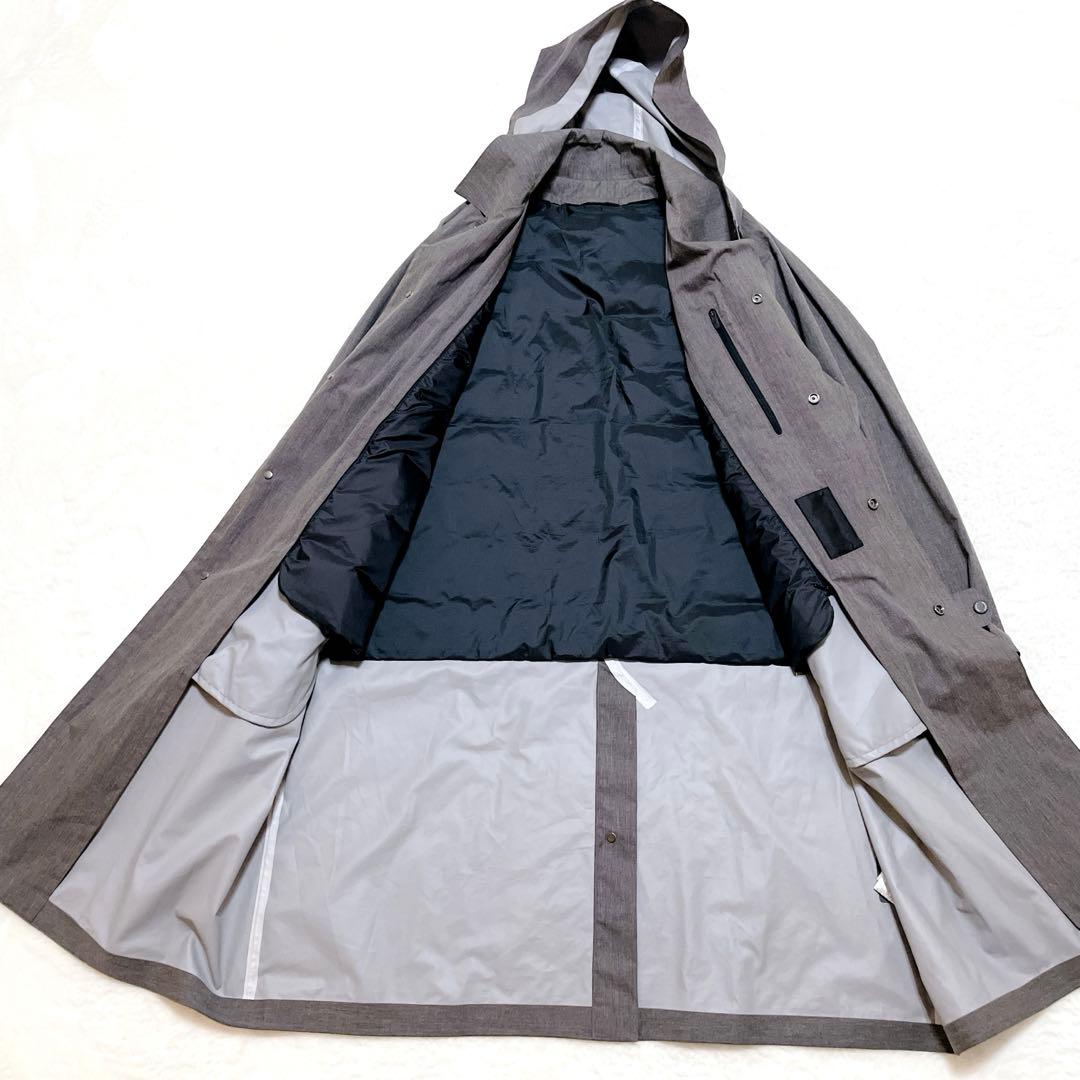 DESCENTE PAUSE ダウンライナー　フード付きコート　2way