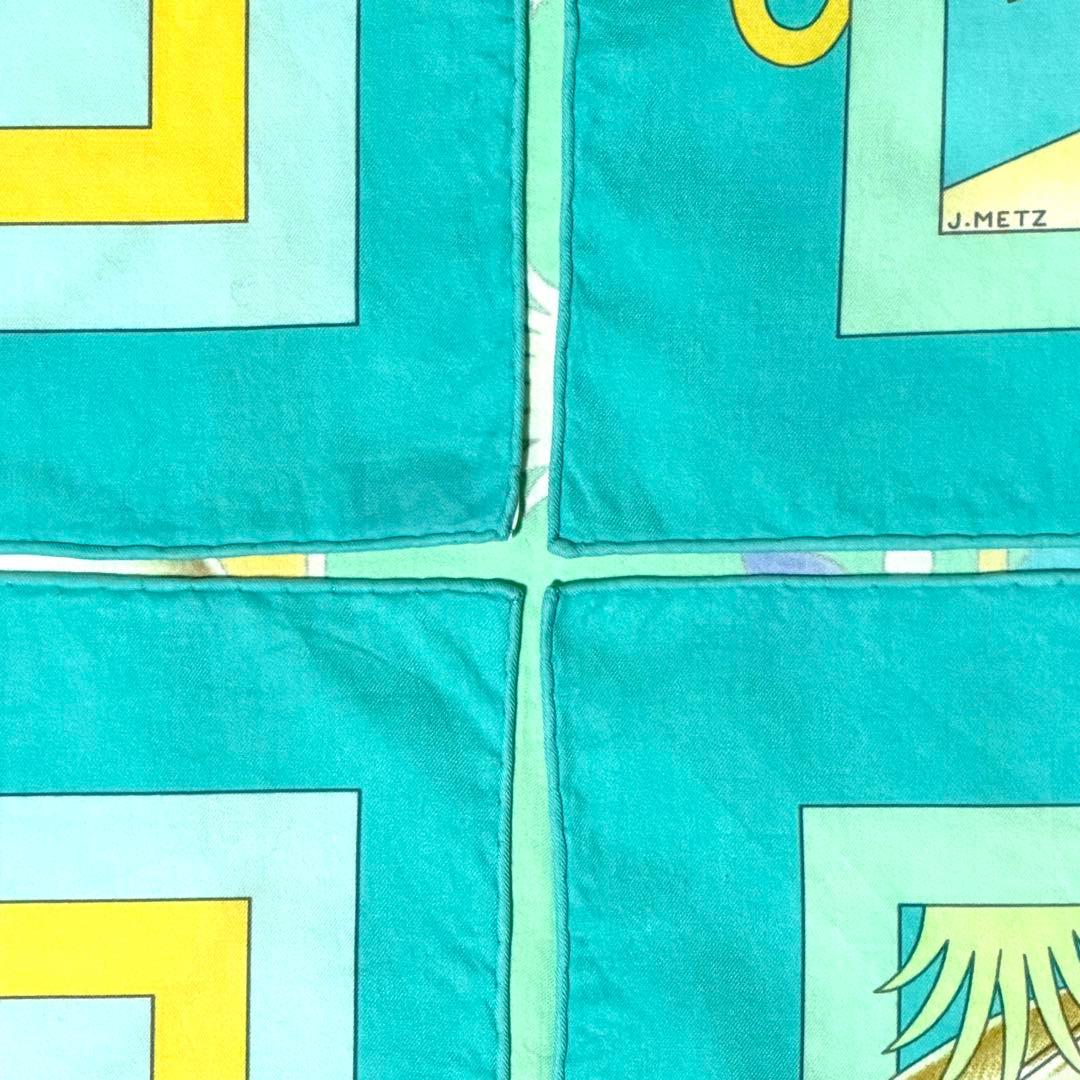 エルメス HERMES スカーフ　カレ70 コットン100% 春の四季