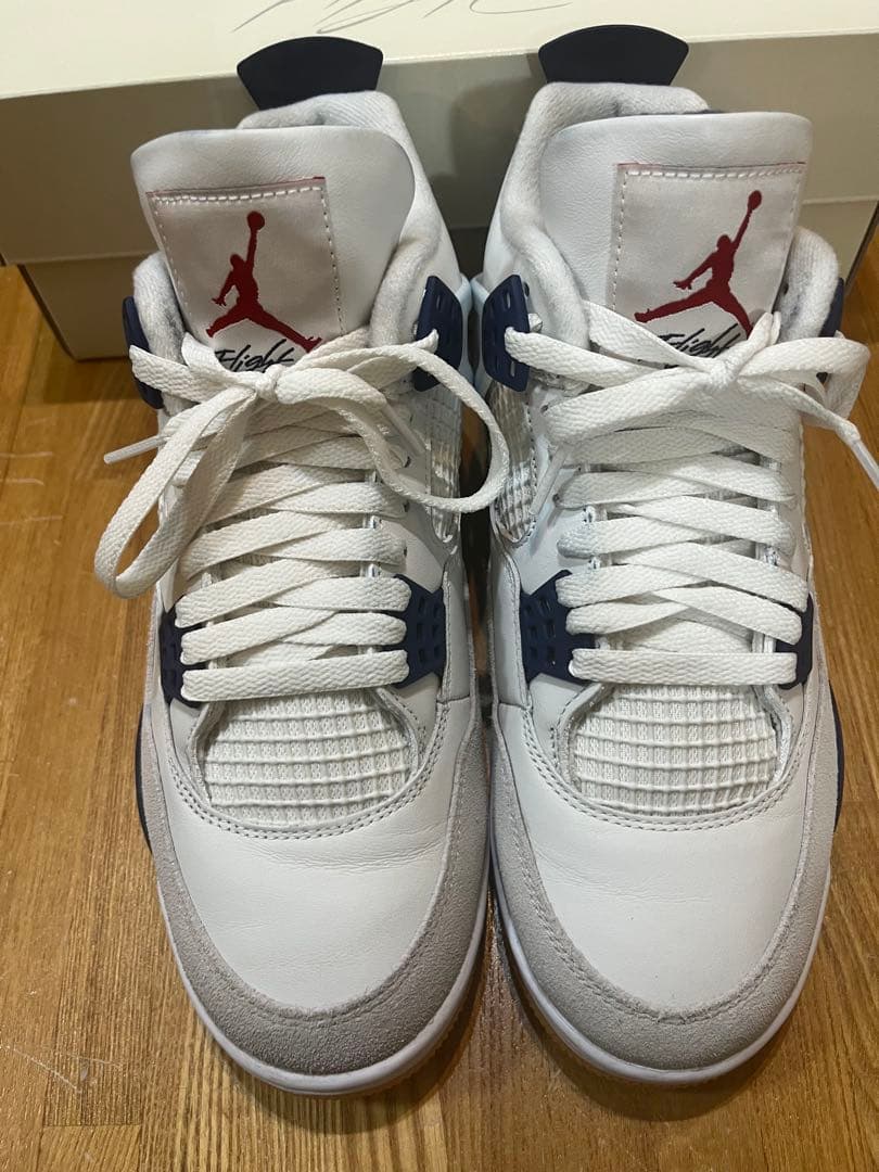 Air Jordan 4 /エアジョーダン4 26.5㎝ ホワイト/ネイビー