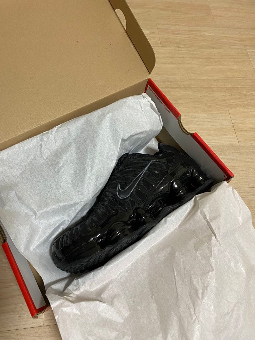 たくわん【新品未使用】NIKE SHOX TL / BLACK(黒)