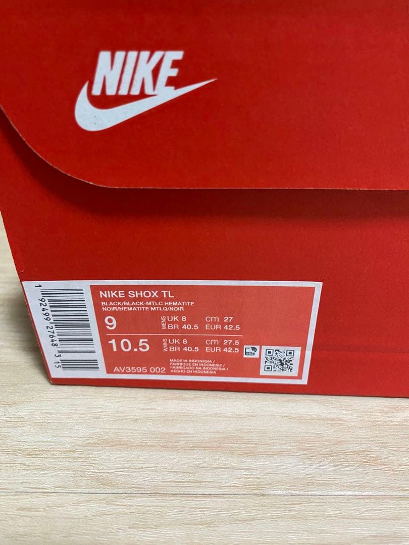たくわん【新品未使用】NIKE SHOX TL / BLACK(黒)