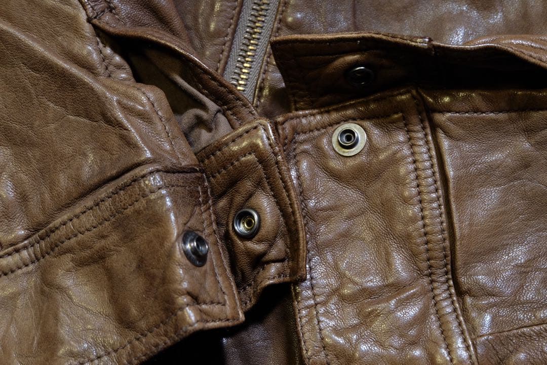 00s トゥモローランド　レザージャケット　M