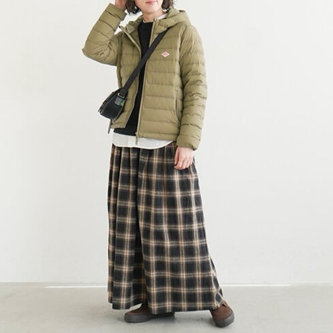 美品 ダントン Bshop ミドルダウンフードジャケット 近年モデル レディース