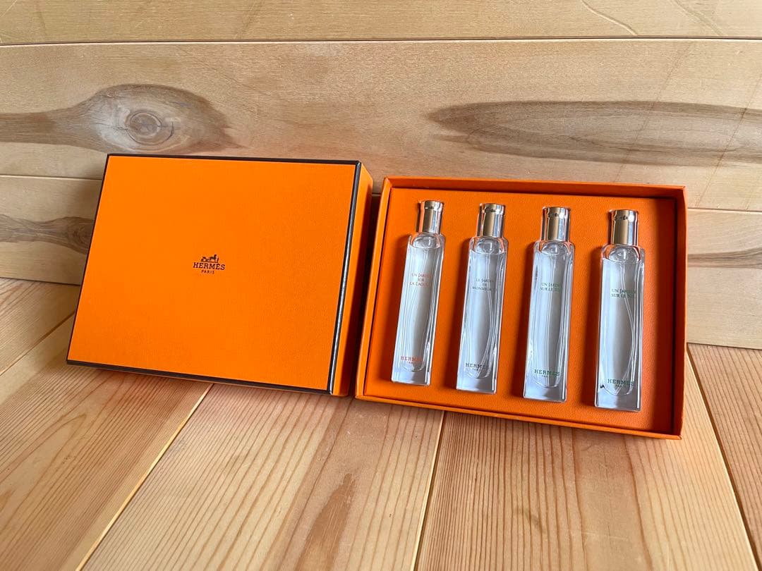 HERMES 香水 セット　エルメス　ガーデン コフレ セット 4x15ml