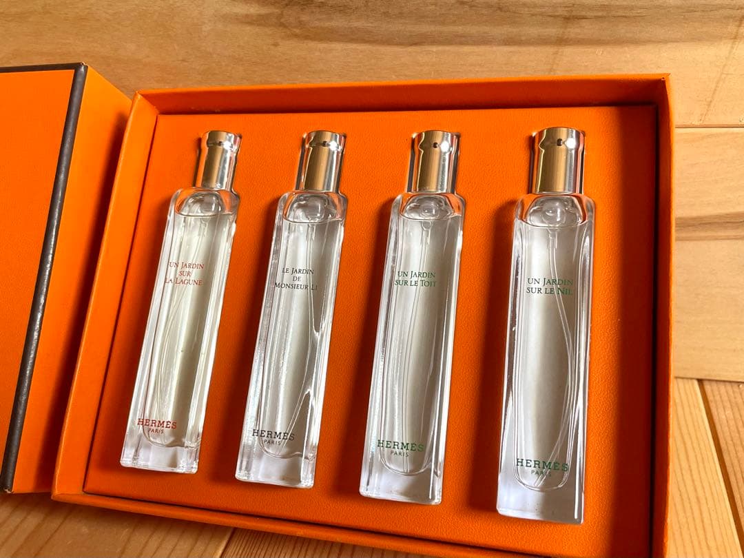 HERMES 香水 セット　エルメス　ガーデン コフレ セット 4x15ml