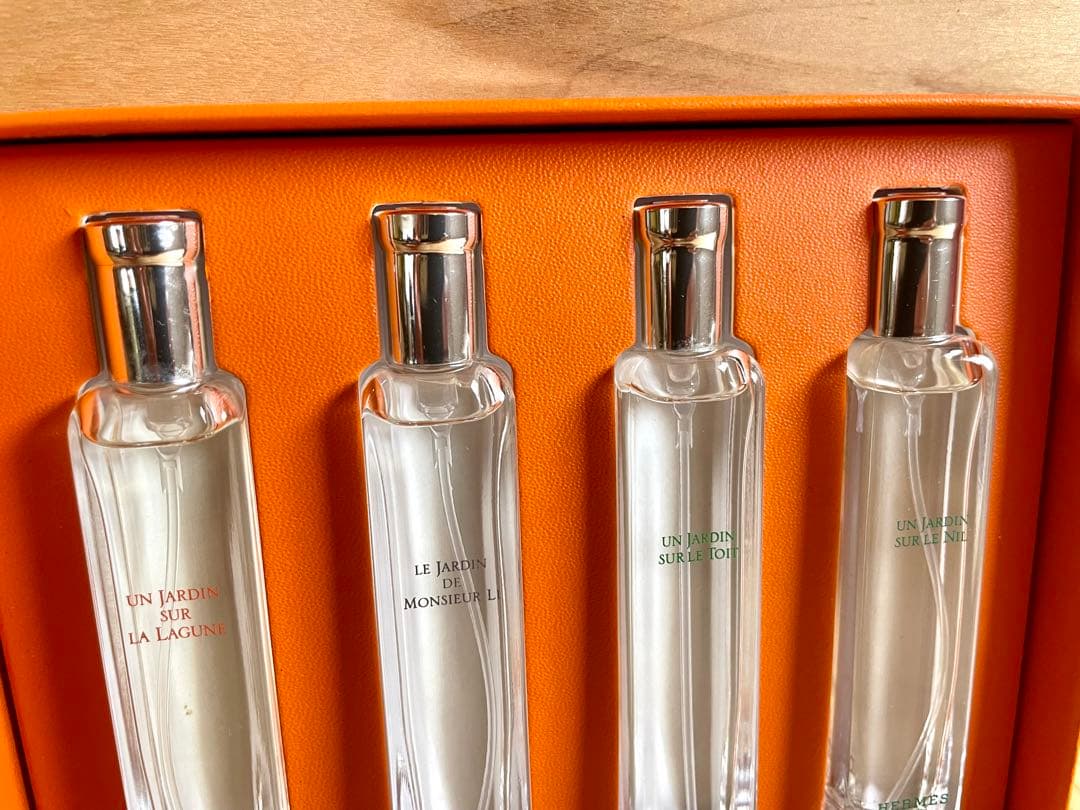 HERMES 香水 セット　エルメス　ガーデン コフレ セット 4x15ml