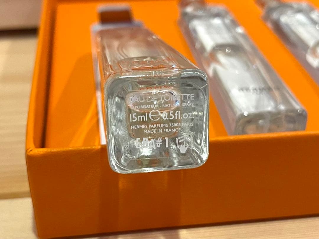 HERMES 香水 セット　エルメス　ガーデン コフレ セット 4x15ml