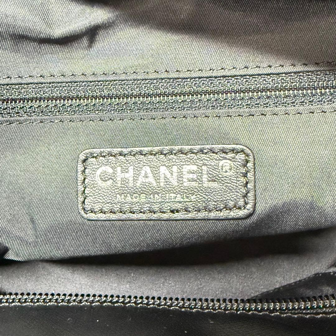【正規品】CHANEL VINTAGE シャネル パリビアリッツ トート GM黒