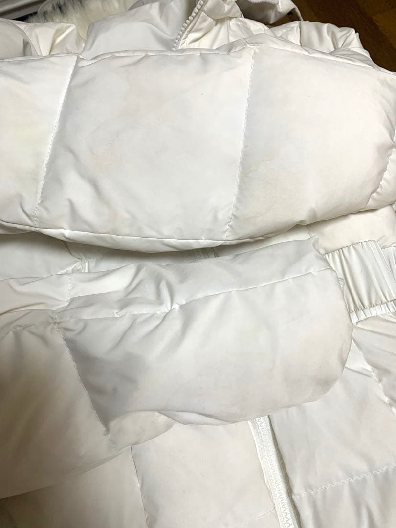 GYDA SymmetryGYDAベルト付きロングダウンコート ホワイト