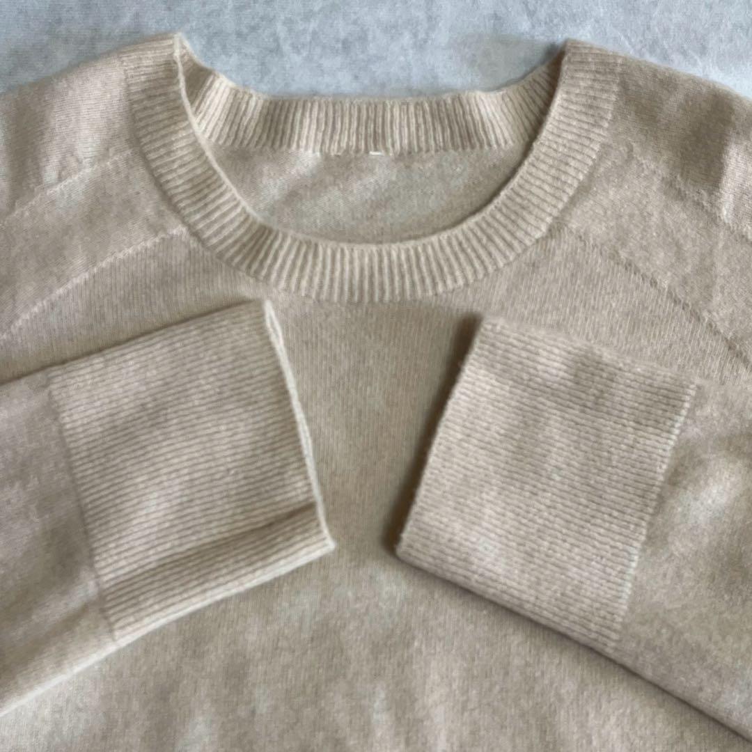 美品⭐️ドゥーズィエムクラス　CAPLI クルーネックプルオーバー　ベージュ