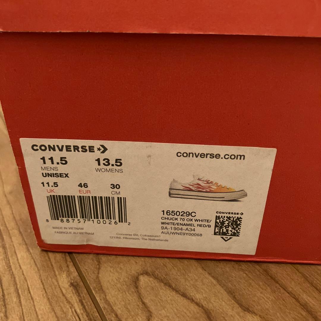 CONVERSE チャックテイラー　ct70 フレイム　ファイヤー　us11.5