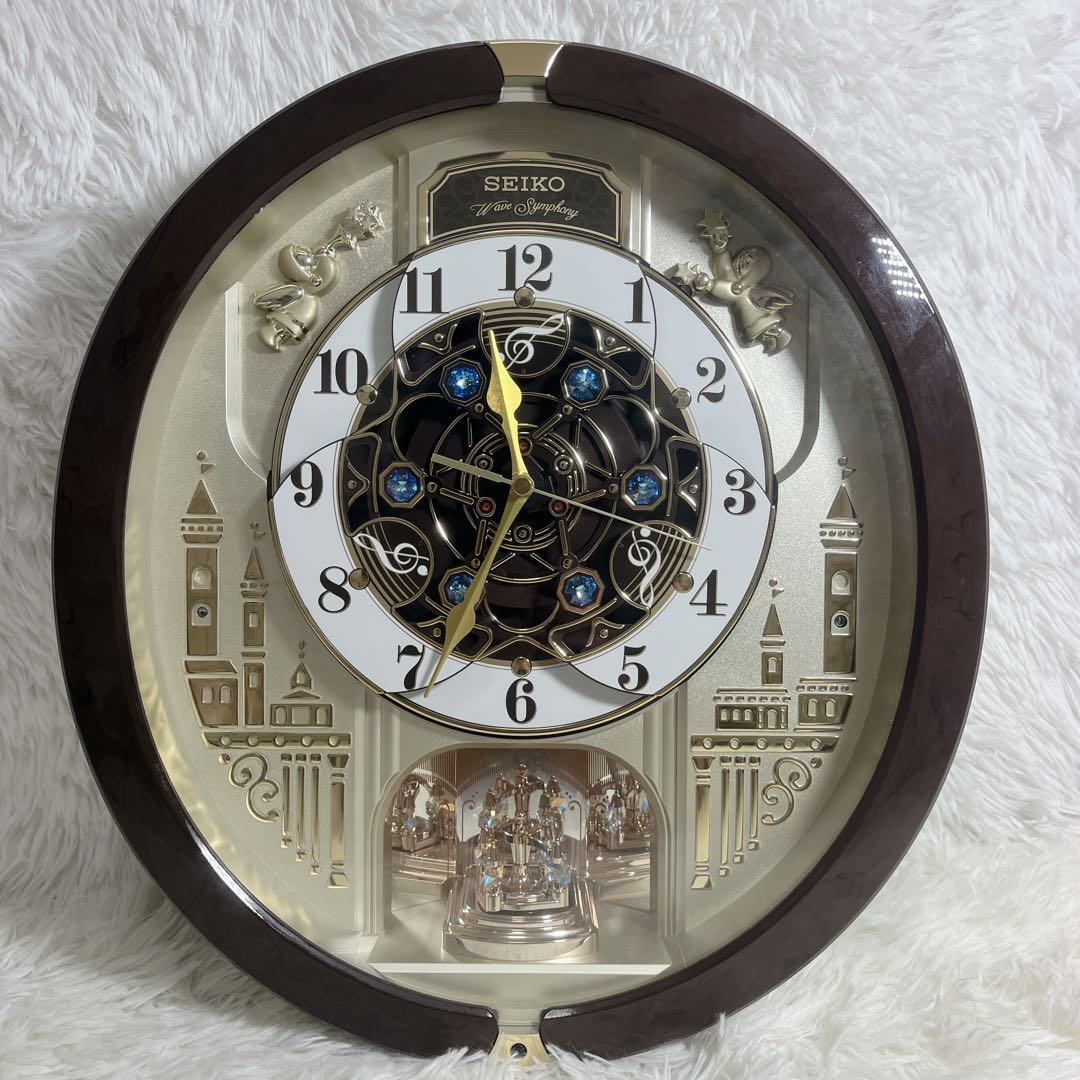 yamamotoSEIKO RE579B からくり時計 壁掛け時計