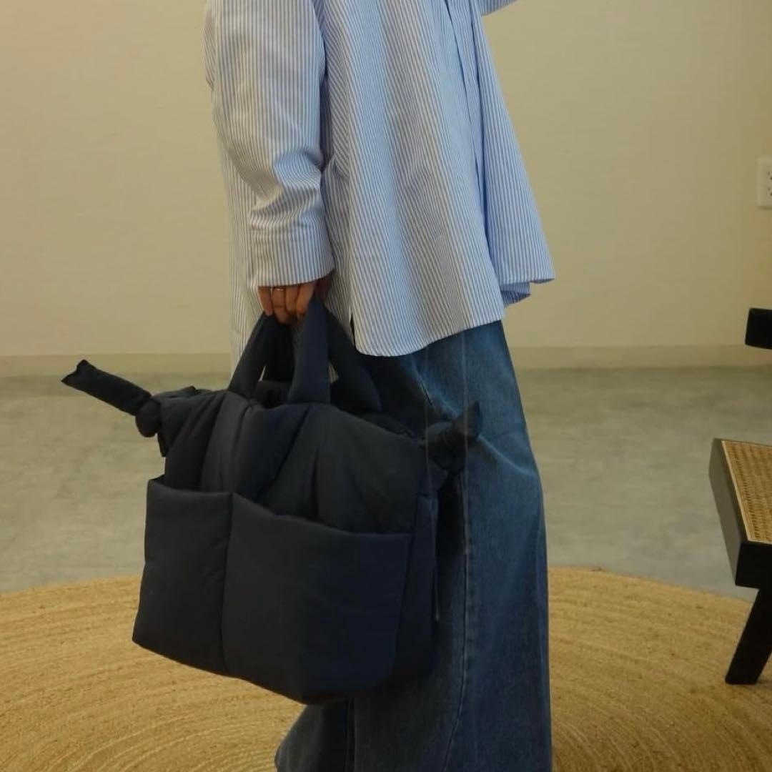 mamu_online MALTI PUFFER ネイビー マザーズバッグ