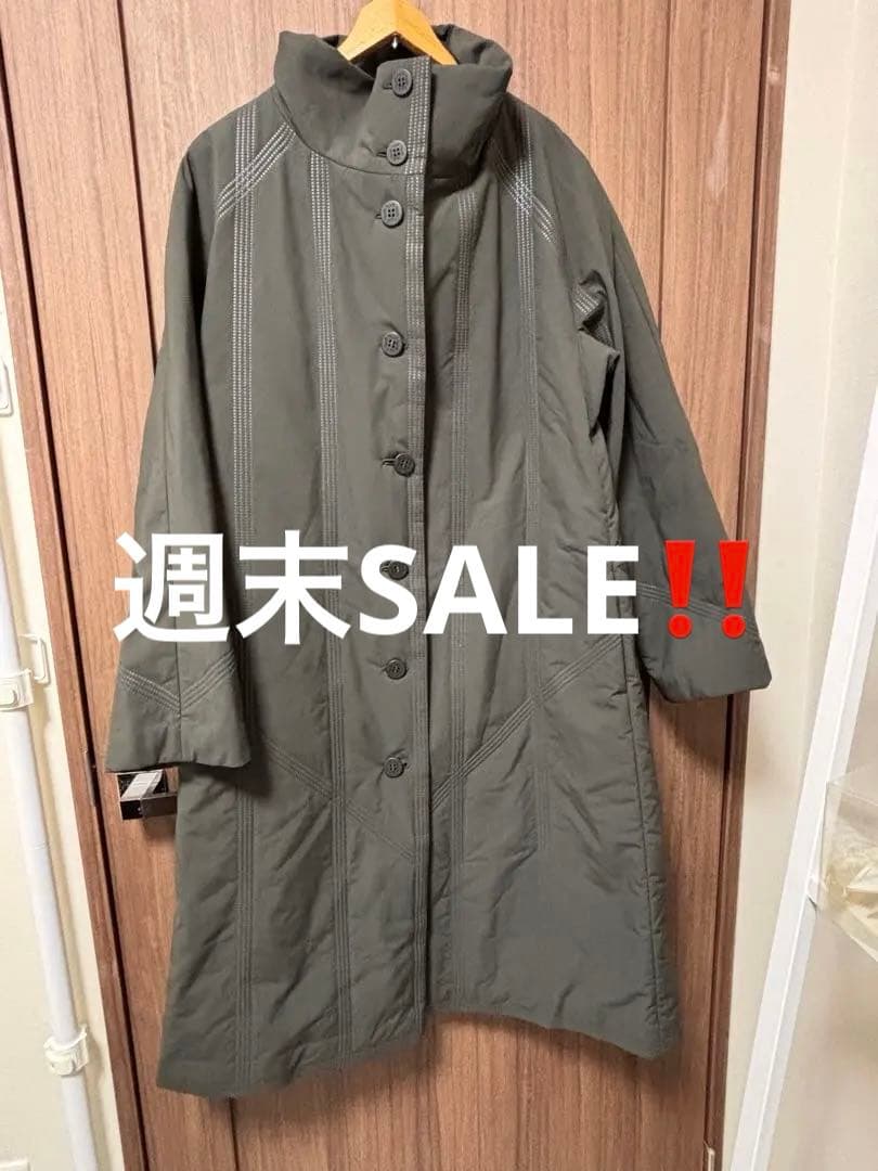 イッセイミヤケISSEY MIYAKE プリーツプリーズ ロングコート　サイズ4