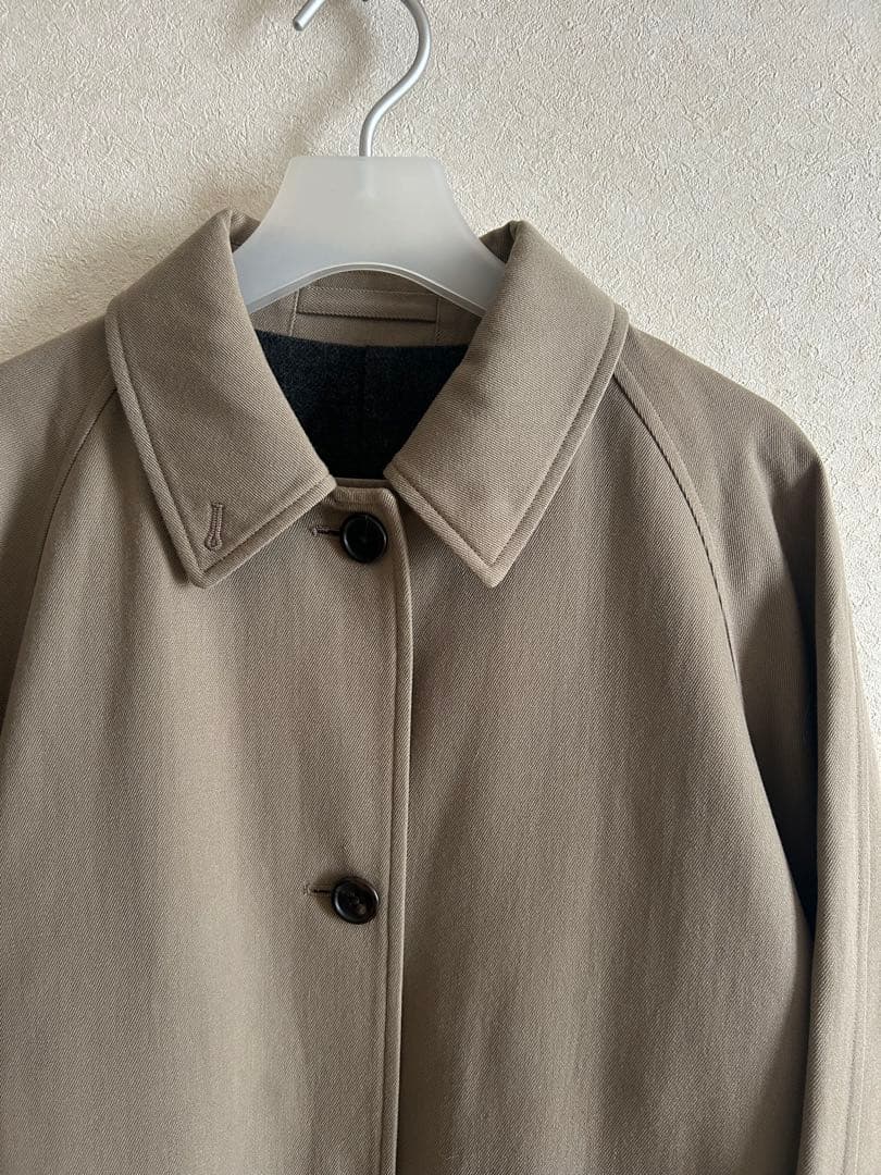 マーガレットハウエル　ベージュ ステンカラー　コート II 美品M MHL