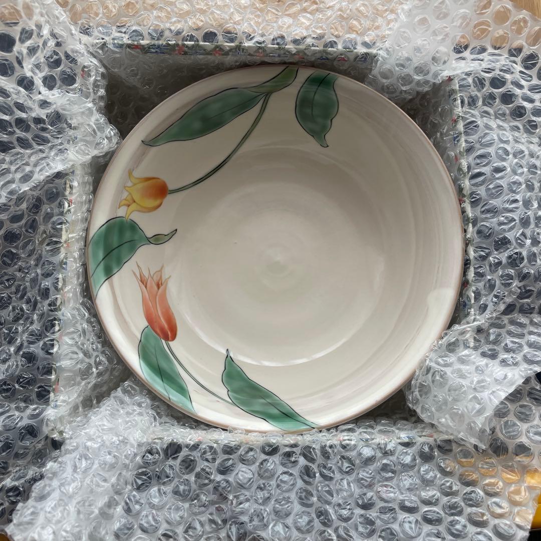 【新品未使用】京都　清水焼き　陶あん　大鉢　箱付き