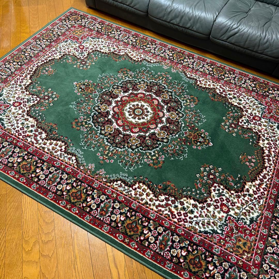 【美品】絨毯 シーラズ ベルギー製 160cm 230cm ラグ カーペット