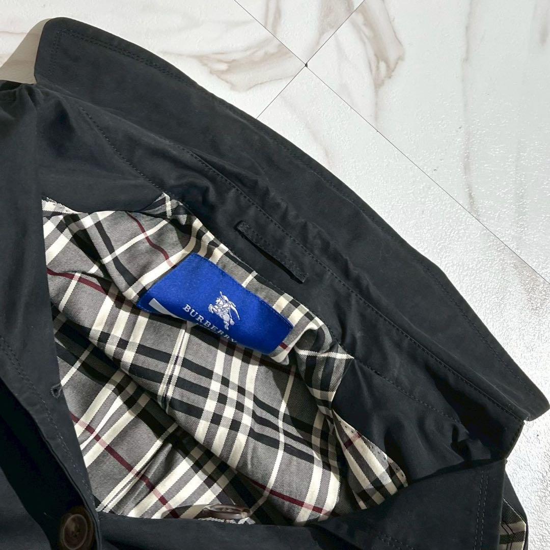 バーバリーブルーレーベル ショートトレンチコート ノバチェック