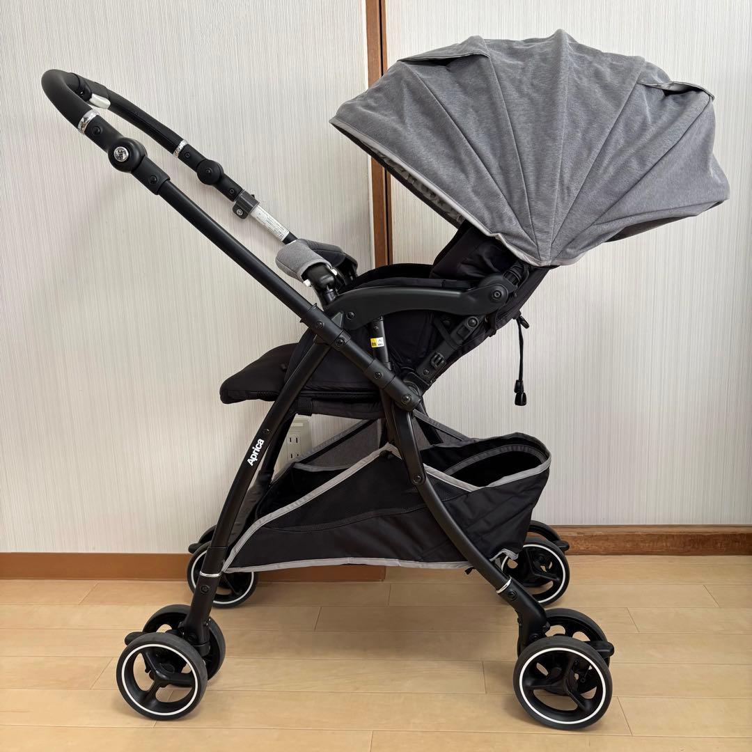 【美品❣️送料無料】 Aprica ベビーカー ラクーナエアー コンパクト AB⭐︎
