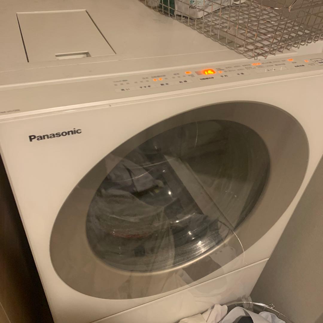 Panasonic 電気式乾燥機 前開き 15分設定　ジャンク品
