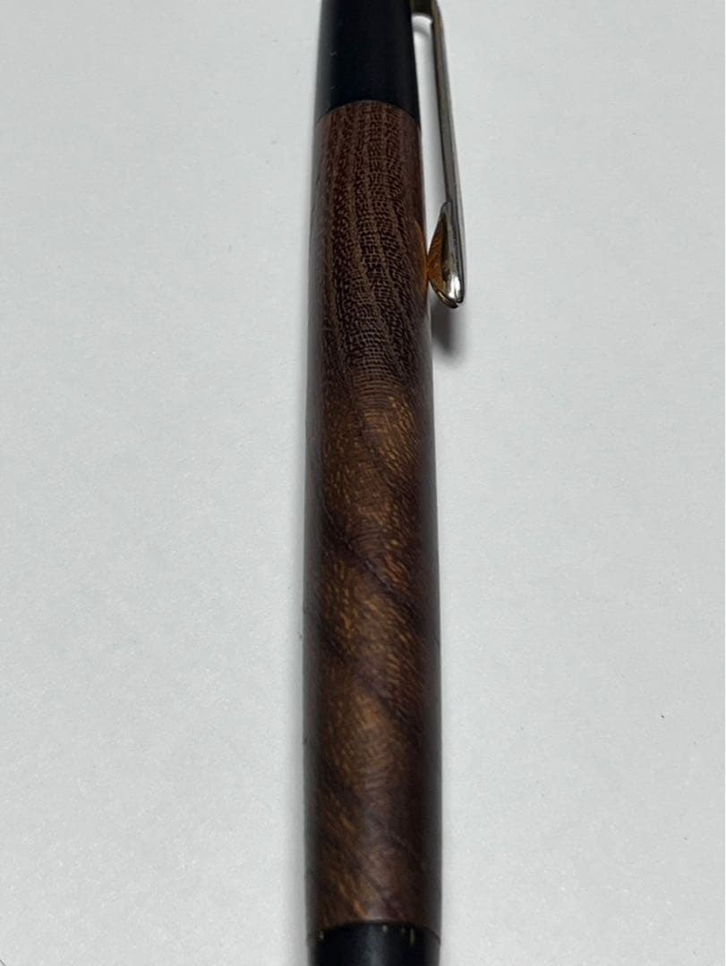 野原工芸旧型 シャーペン 欅 ゴールド金具