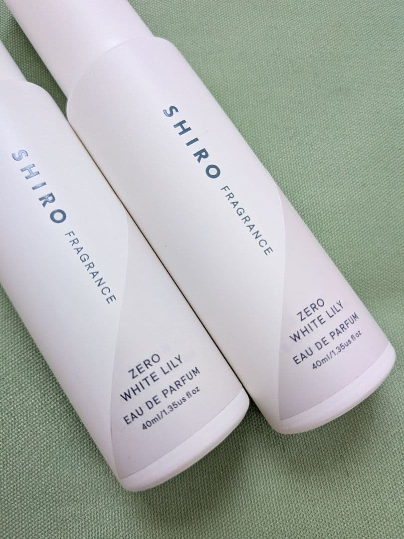 ①新品 SHIRO 2本 ゼロホワイトリリー オードパルファン 限定品 香水