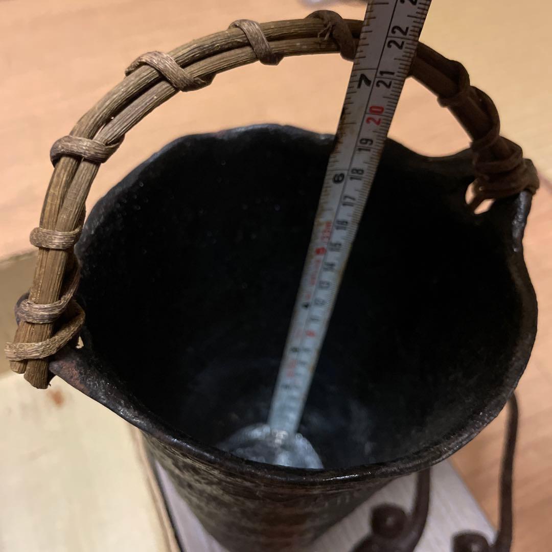高島屋　南部鉄器花瓶と猿フック2個セット